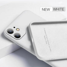 Load image into Gallery viewer, For iPhone 11 12 Pro SE 2 Case Luxury Original Silicone Full Protection Soft Cover For iPhone X XR 11 XS Max 7 8 6 6s Phone Case
