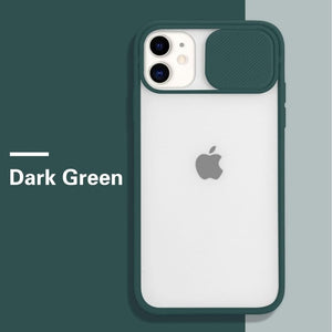 Camera Lens Protection Phone Case on For iPhone 11 12 Pro Max 8 7 6 6s Plus Xr XsMax X Xs SE 2020 12 Color Candy Soft Back Cover