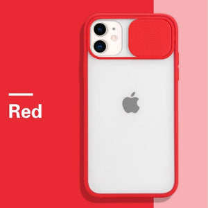Camera Lens Protection Phone Case on For iPhone 11 12 Pro Max 8 7 6 6s Plus Xr XsMax X Xs SE 2020 12 Color Candy Soft Back Cover