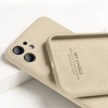 Load image into Gallery viewer, For iPhone 11 12 Pro SE 2 Case Luxury Original Silicone Full Protection Soft Cover For iPhone X XR 11 XS Max 7 8 6 6s Phone Case

