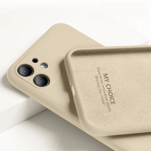 For iPhone 11 12 Pro SE 2 Case Luxury Original Silicone Full Protection Soft Cover For iPhone X XR 11 XS Max 7 8 6 6s Phone Case