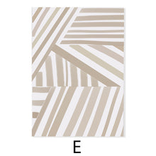 Load image into Gallery viewer, Modern Abstract Line Art Beige Black Minimalist Canvas Painting Poster Print Wall Pictures Living Room Interior Home Decoration
