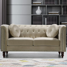 Load image into Gallery viewer, Light luxury technology cloth sofa Italian style living room
