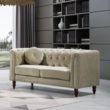 Load image into Gallery viewer, Light luxury technology cloth sofa Italian style living room
