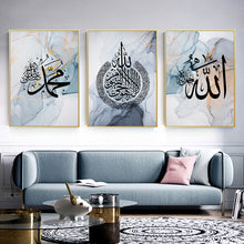Load image into Gallery viewer, Islamic Calligraphy Muhammad Modern Abstract Posters Canvas Painting Wall Art Print Pictures Living Room Interior Home Decor
