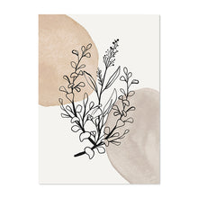 Cargar imagen en el visor de la galería, Pósteres bohemios de línea abstracta de arcoíris y Beige, pintura en lienzo, imágenes artísticas impresas para pared, decoración Interior del dormitorio, sala de estar y hogar

