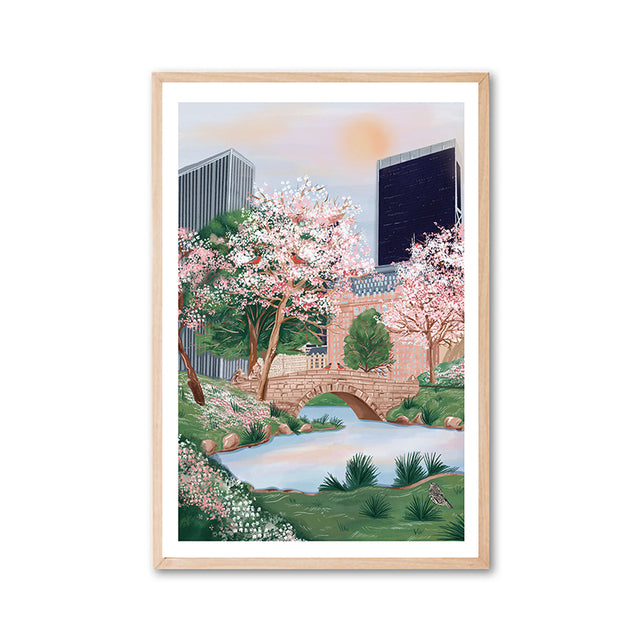 Anime Cartoon City Landscape Poster Prints Morocco Dubai Japan Travel Wall Art Canvas Pictures for Home Decor Interior Paintings