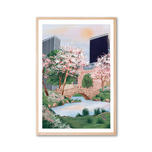 Anime Cartoon City Landscape Poster Prints Morocco Dubai Japan Travel Wall Art Canvas Pictures for Home Decor Interior Paintings
